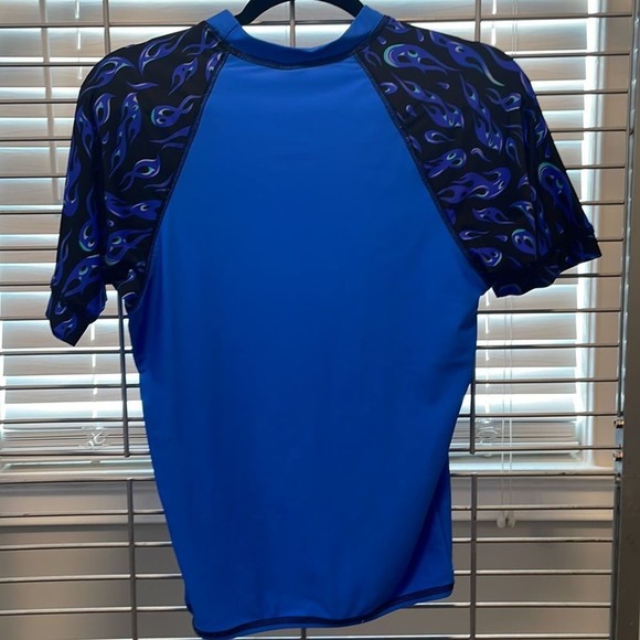Ron Jon Blue Flame Rash Guard Small - Picture 4 of 4